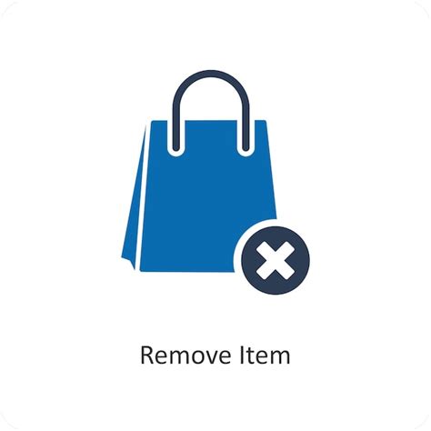 Premium Vector Remove Item And Item Icon Concept