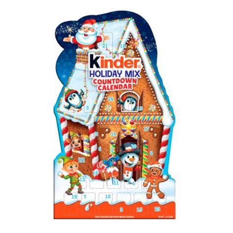 Kinder Holiday Advent Calendar Individually Wrapped Pieces Chocolatey Candy, 7.1 oz - Fry’s Food ...