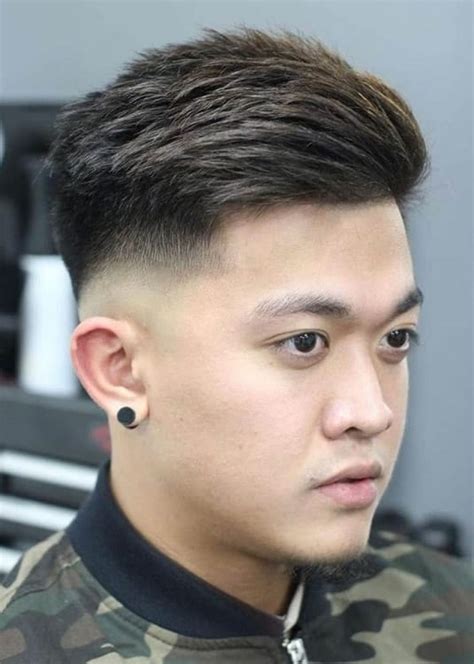 Disconnected Haircut Asian Men