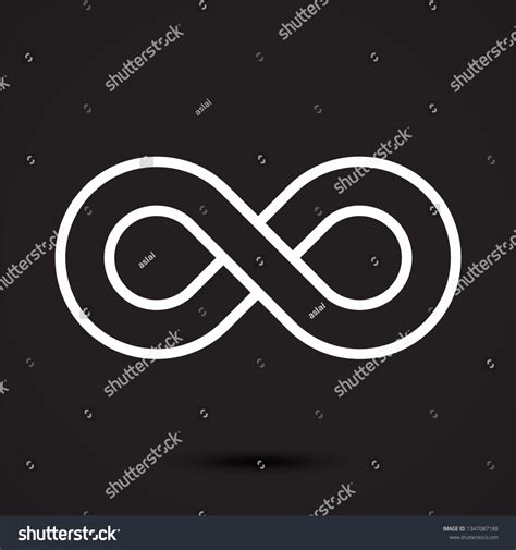 Infinity Symbol Line Iconeternal Limitless Endless Stock Vector Royalty Free 1347087188