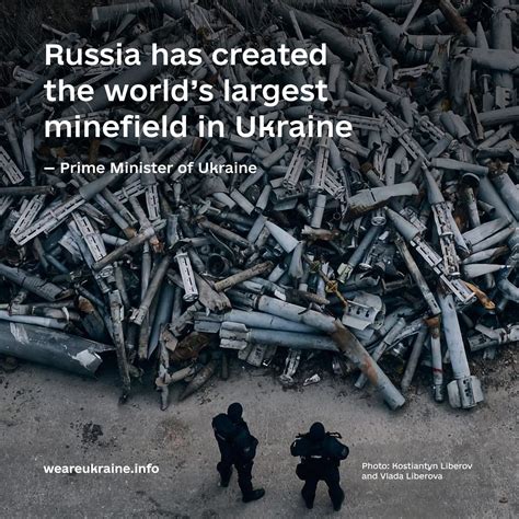 Russia Has Created The Worlds Largest Minefield In Ukraine We Are