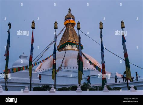 Boudhanath Stupa. Kathmandu, Nepal Stock Photo - Alamy