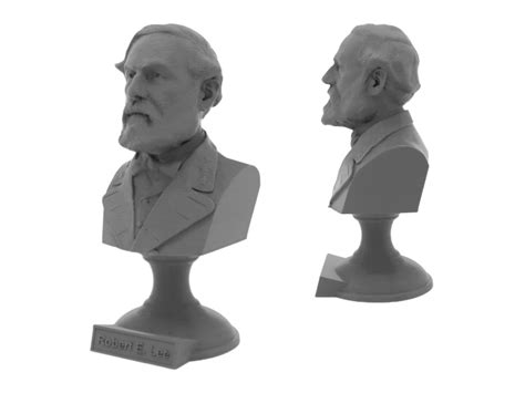 Robert E Lee Pedestal Bust Faces Of History