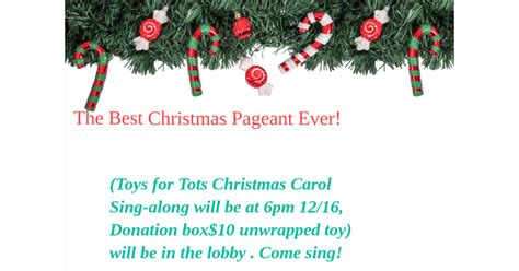 Firehouse Community Theatre Presents The Best Christmas Pageant Ever