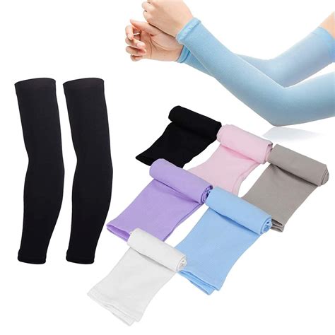 Cooling Arm Sleeves For Men Women Uv Protection Upf Long Arm Cover