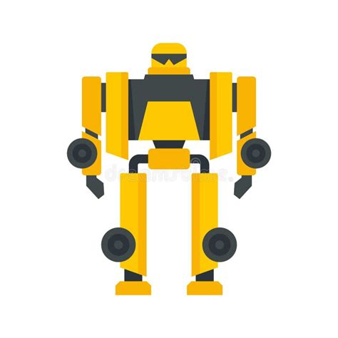 Cinema Robot Transformer Icon Flat Isolated Vector Stock Vector Illustration Of Spaceman