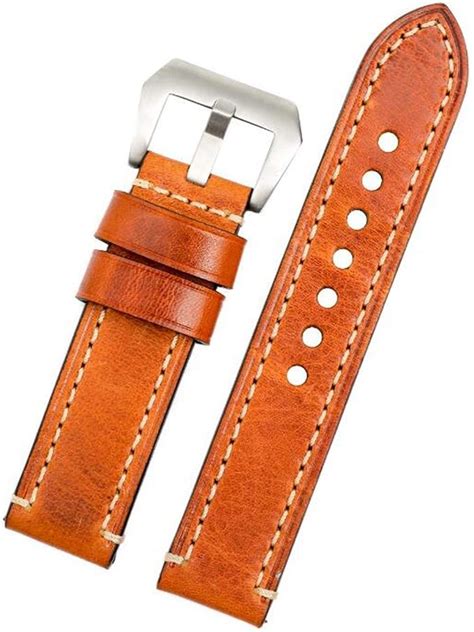 Correa De Reloj Cuero Genuino Retro Hecha A Mano Henziy Correas Reloj