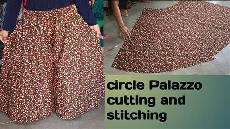 Palazzo Cutting And Stitching Gherdaar Circle Palazzo Kese Bnaaye