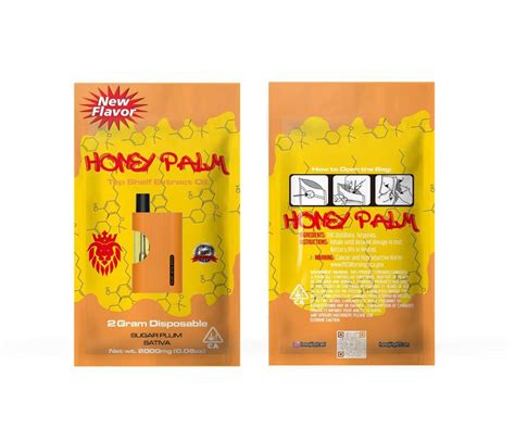 Honey Palm 2g Disposable Sugar Plum Empire Cannabis Clubs Dispensary