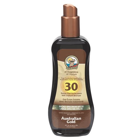 Australian Gold Spf Spray Gel With Bronzer Ml London Drugs