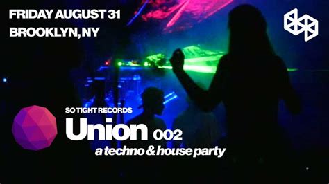 Union 002 Techno House Party At TBA New York