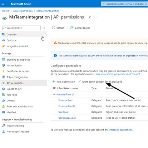 Add Azure App Registration Technical Documentation For Ifs Cloud