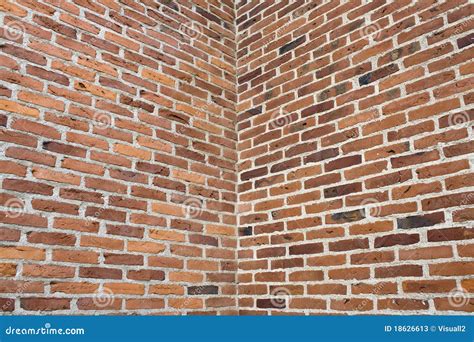 Corner In Brick Wall Stock Photos - Image: 18626613