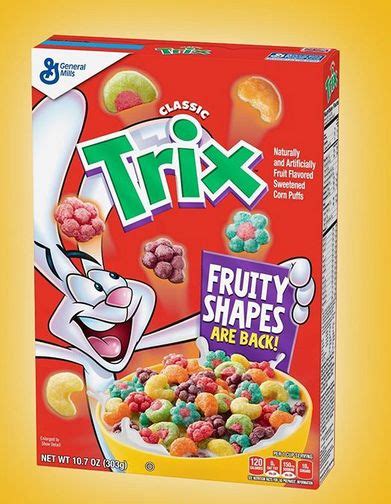 Coming Soon Classic Trix Fruity Shapes Trix Cereal Cereal Fruity