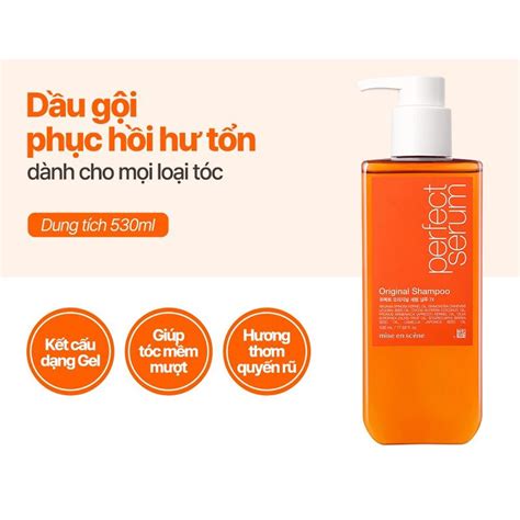 Dầu Gội Serum Dưỡng Tóc Mềm Mượt Mise en Scene Perfect Shampoo THẾ