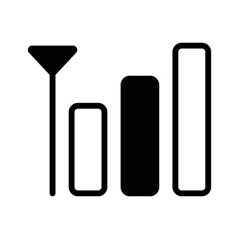 Mobile signal icon representing network strength and communication