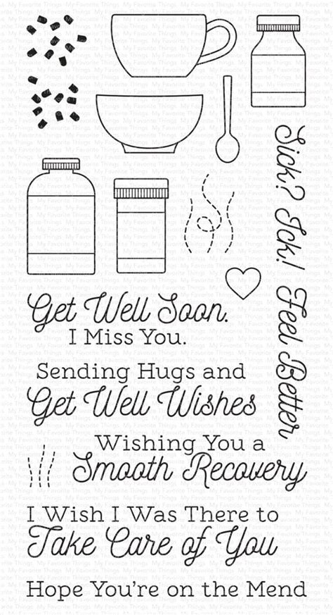 My Favorite Things Stempelset Feel Better Clear Stamp Cs 840