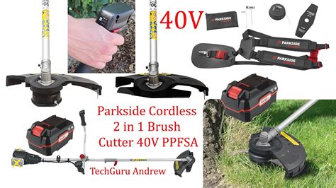 Parkside Cordless In Brush Cutter V Ppfsa Li A Testing Youtube