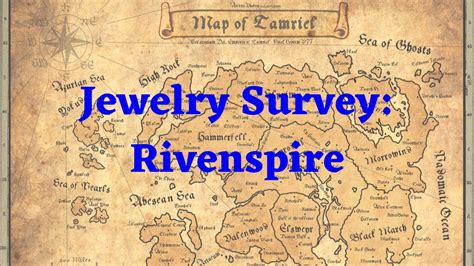 Rivenspire Jewelry Survey ESO YouTube