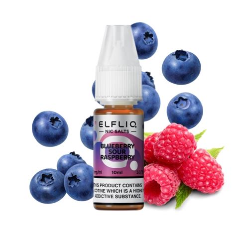 Elf Liq Blueberry Sour Raspberry City Vape Nikotin Mg