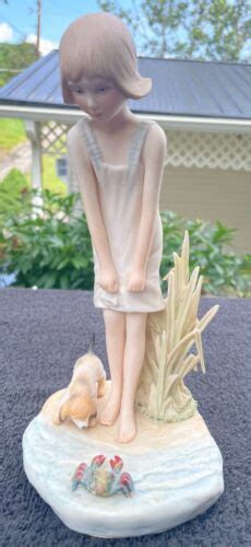 Lot C22 Vintage Cybis Porcelain Figurine Of Kara Girl On The Beach Ebay