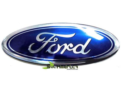 EMBLEMA DE GRADE DIANTEIRA FORD FIESTA ROCAM 11 12 13 14 15