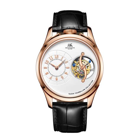 2023 Shanghai Watch Tourbillon 42mm Automatic Mechanical Watch Sapphire