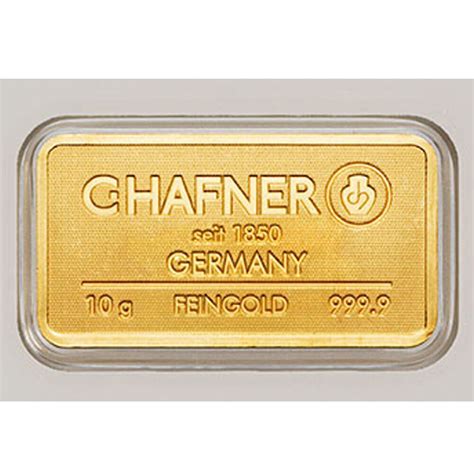 Goldbarren 10g C Hafner 999 9er Gold In CoinCard EBay