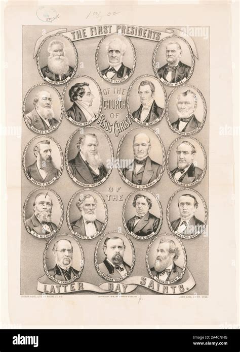 The First Presidents Of The Church Of Jesus Christ Of The Latter Day