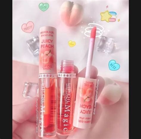 Hasaya Girl Juicy Peach Lip Oil Lipgloss Lazada Indonesia