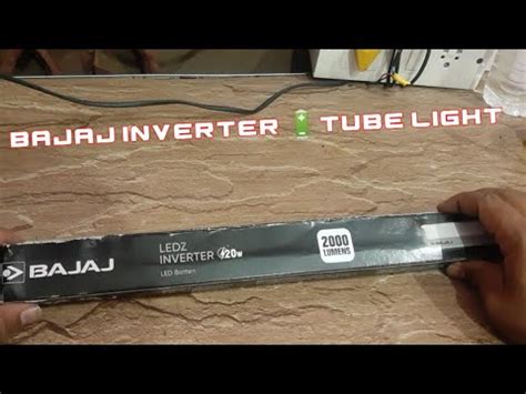 Bajaj W Inverter Led Tube Light Youtube