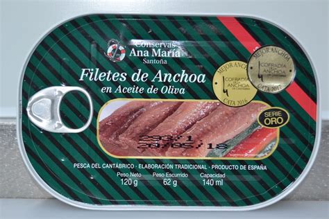 Lata Anchoas del Cantábrico en Aceite de Oliva Serie Oro SuJamón