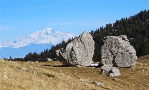 Croix de l Alpe 1821m Plateau de l Alpe en traversée hivernale