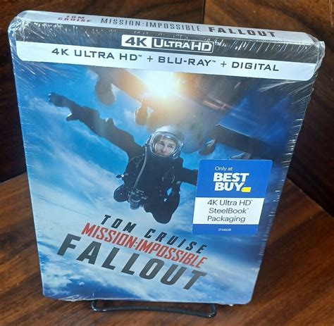 Mission Impossible Fallout Steelbook K Blu Ray Digital New Free Box