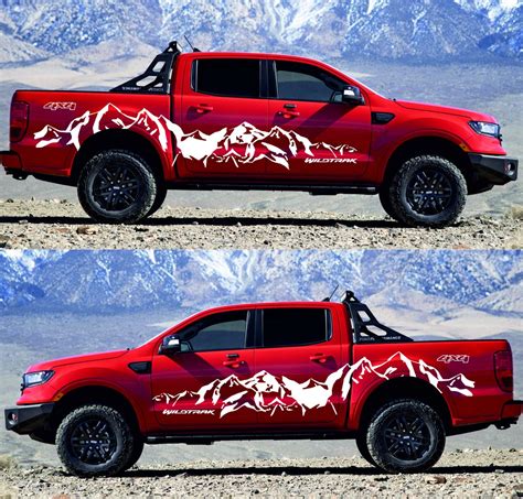 Ford Ranger Wildtrak Ford Ranger Mountain Raptor F150 Decal Etsy