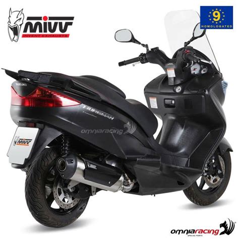 Mivv Urban Full Exhaust System Homologated Inox For Suzuki Burgman