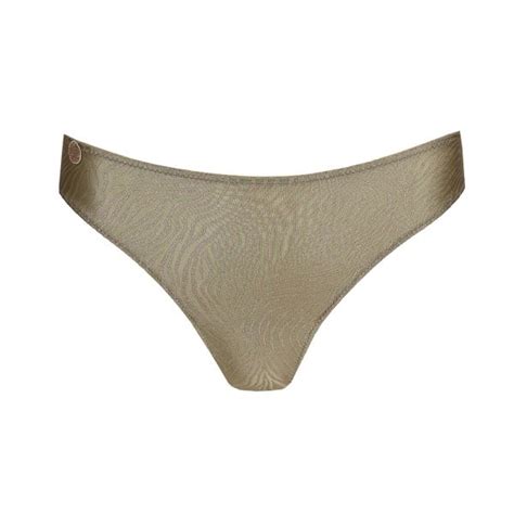 Marie Jo L Aventure Tom Regular Thong In Dark Olive