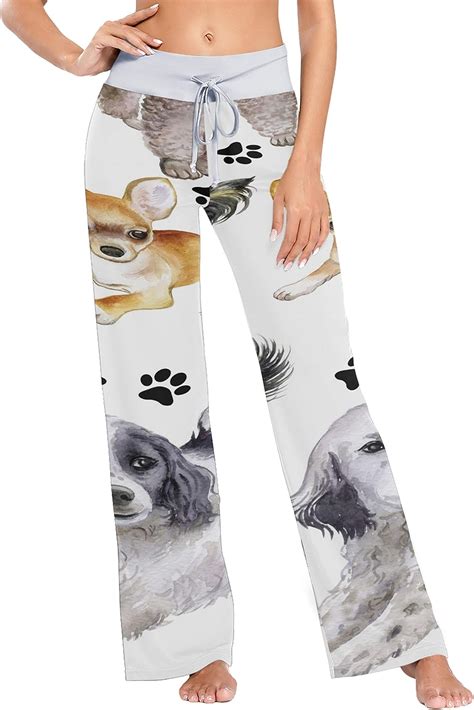 Sgfdh Pajamas Bottoms Cute Animal Dog Paw Print 659139022 Womens Pajama