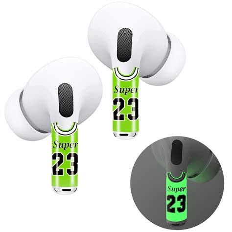 RockMax Art Skins Super 23 Glow With Applicator For AirPods Pro 2 Pro