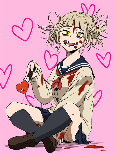 Himiko Toga Thinking About Deku Probably Original Sketch By Kohei