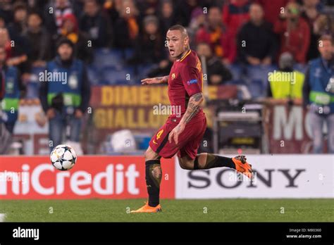 Radja Nainggolan of Roma during the Uefa "Champions League " Round of 16 Second leg match ...