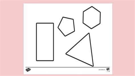 FREE! - Shapes Colouring Sheet | Colouring Sheets