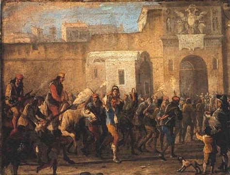 Punizione Dei Ladri Al Tempo Di Masaniello Micco Spadaro 1647 Ca