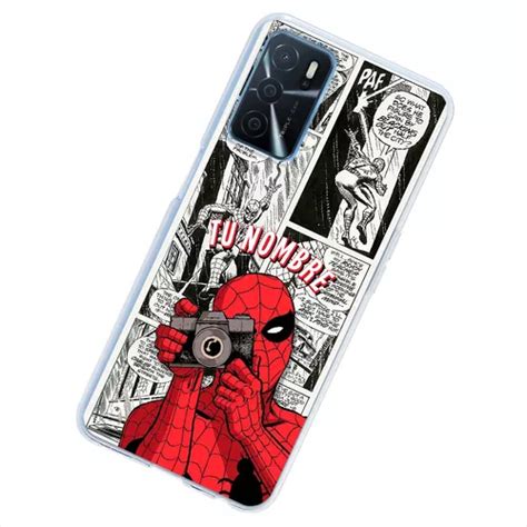 Funda Para Oppo Spiderman Fot Grafo Personalizada Nombre Env O Gratis