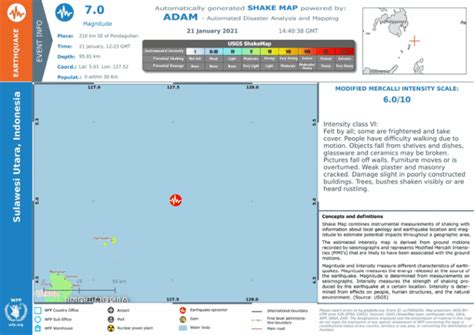 Earthquake in Sulawesi Utara, Indonesia, 21 January 2021 - Indonesia ...