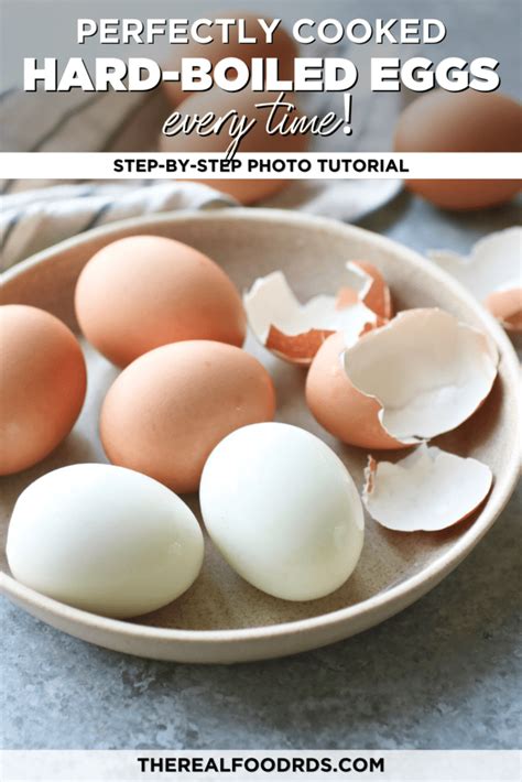 How To Make Easy Peel Hard Boiled Eggs The Real Food Dietitians