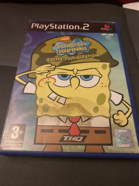 SPONGEBOB SQUAREPANTS BATTLE For Bikini Bottom Pc CD ROM ORIGINAL 2003