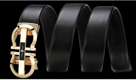 Мужской ремень из натуральной кожи роскошный брендовый дизайнерский ...