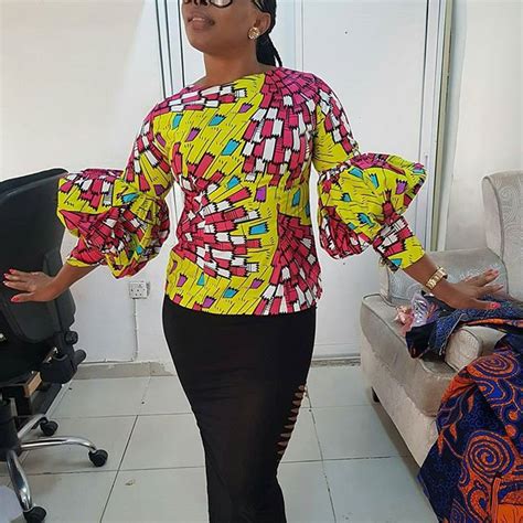 Creative Ankara Top Designs You Will Love The Sleeves Make Sense