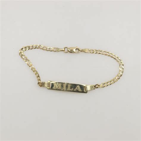 14kt Gold ID Bracelet | Property Room